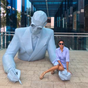 Karen J Gerrard Le Corbusier statue Miami