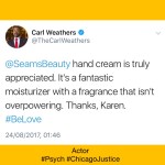 Carl Weathers Review SEAMS Hand cream